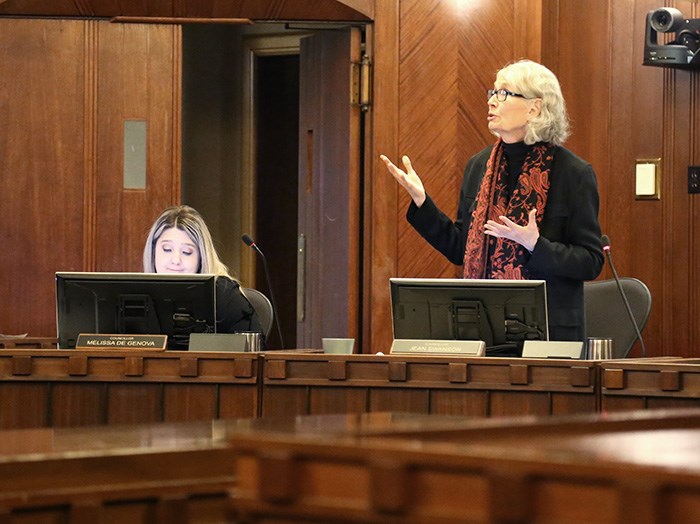  Councillors Melissa De Genova and Jean Swanson in Council chambers January, 2019. Photo Bob Kronbauer