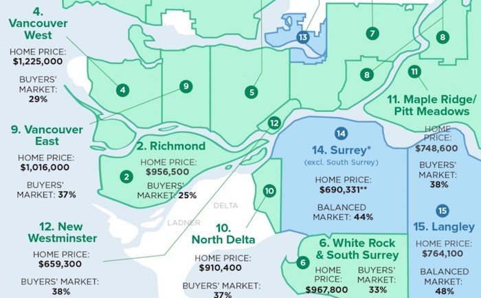 UPDATED: This Map Shows How Deep The Metro Vancouver Housing Market ...