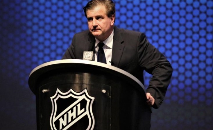 Jim Benning at the draft