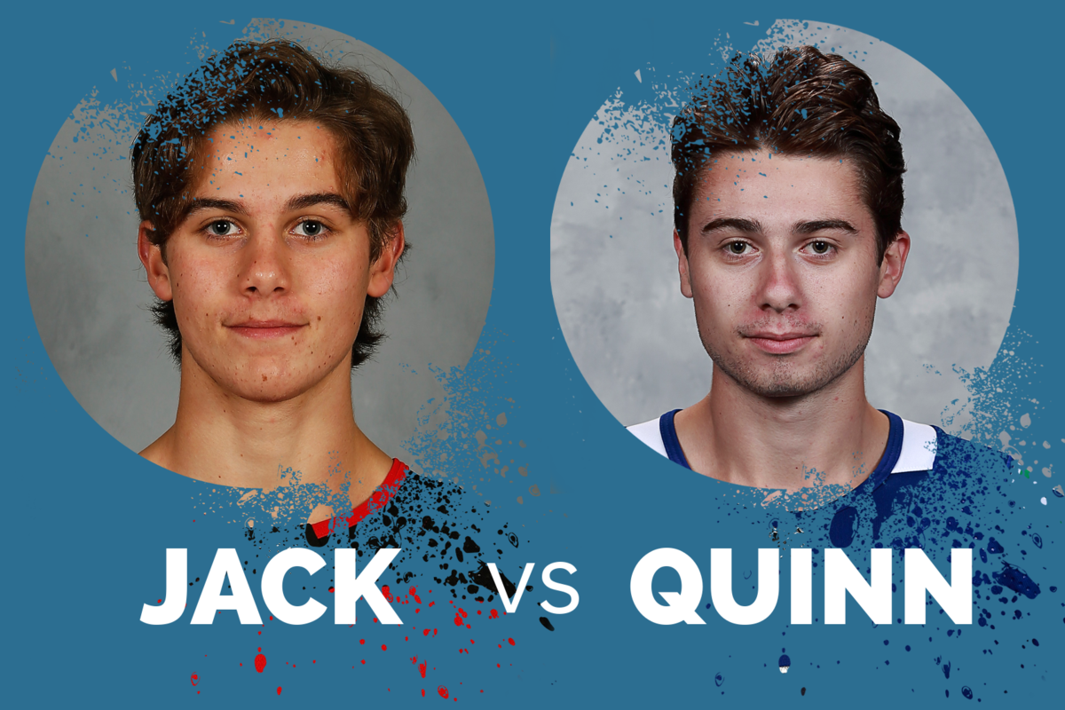 Brothers Quinn and Jack Hughes aiming to lead U.S.A. to world