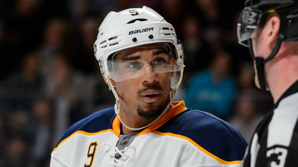 Evander Kane looking quizzical