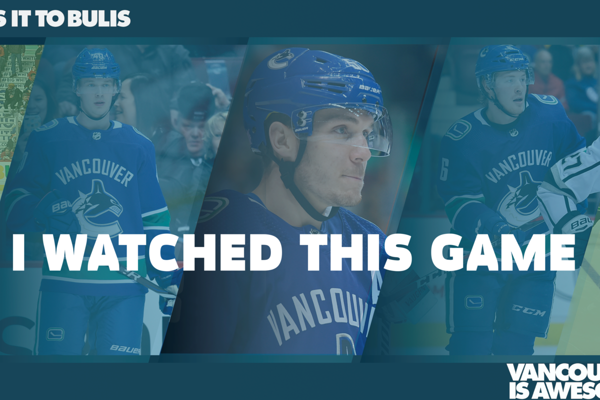 Six minutes of hell costs Canucks the game against the Jets - Vancouver Is  Awesome