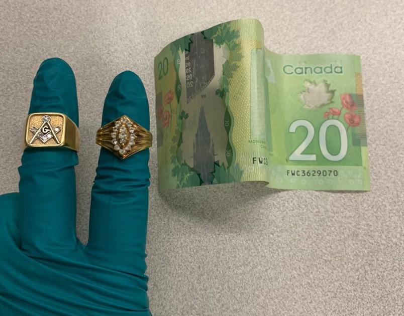 Some of the items recovered following the arrest of a break-in suspect in Coquitlam this week. Photo courtesy Coquitlam RCMP