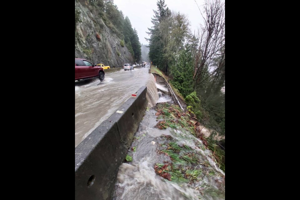 Flooding closes Malahat Cowichan declares state of local