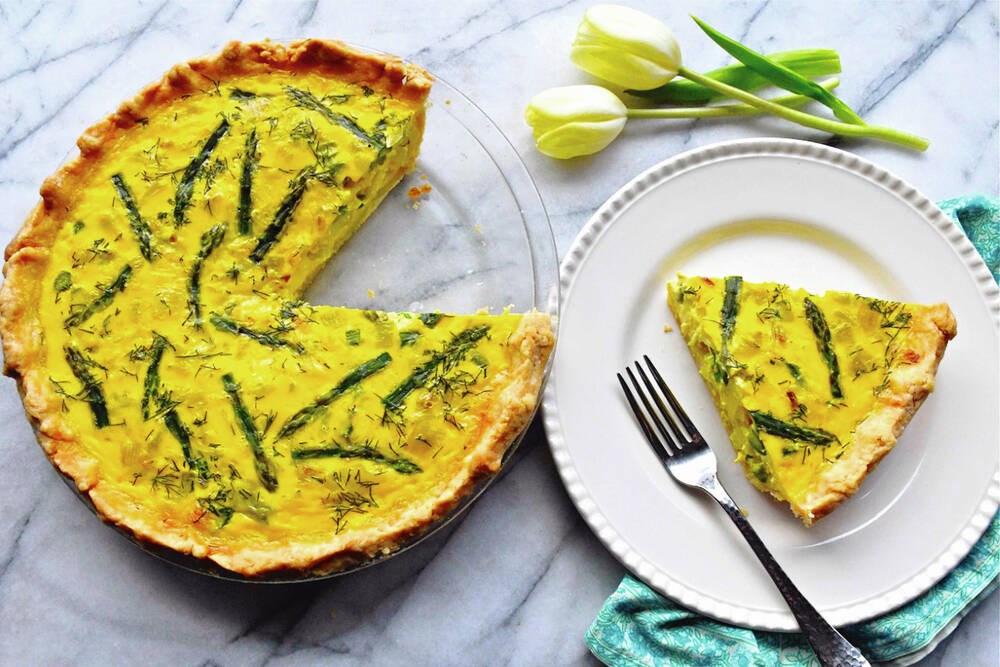 Eric Akis: Hints of green bring spring touch to creamy quiche ...