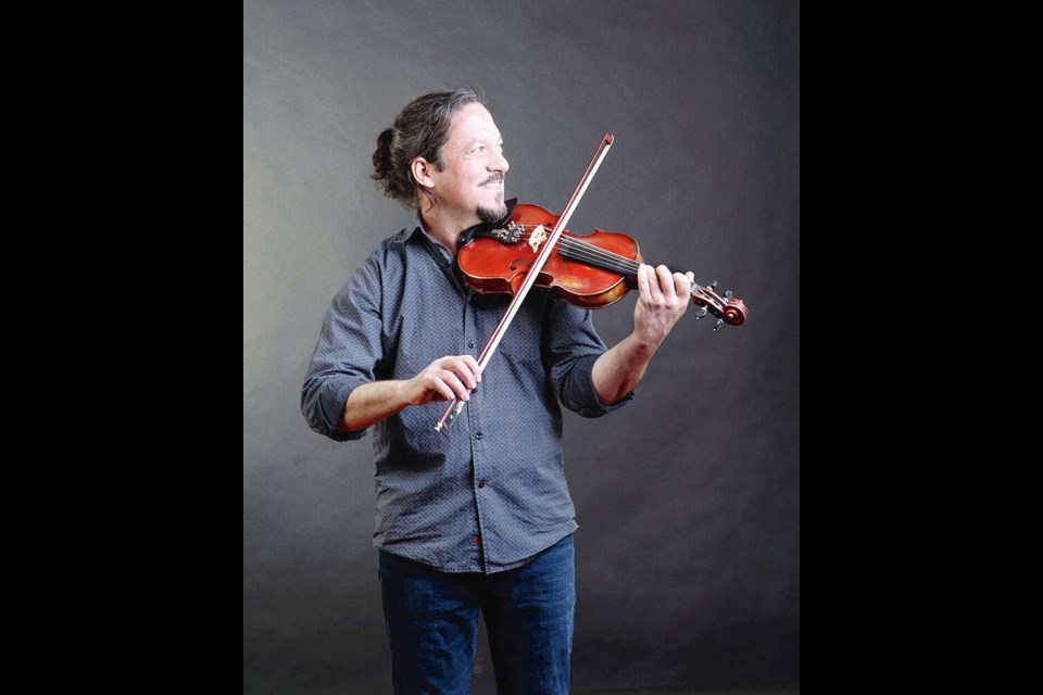 Fiddle virtuoso Pierre Schryer is among the all-star musicians appearing this weekend at the Spot Prawn and Fiddle Fest in James Bay. HELENE CYR 