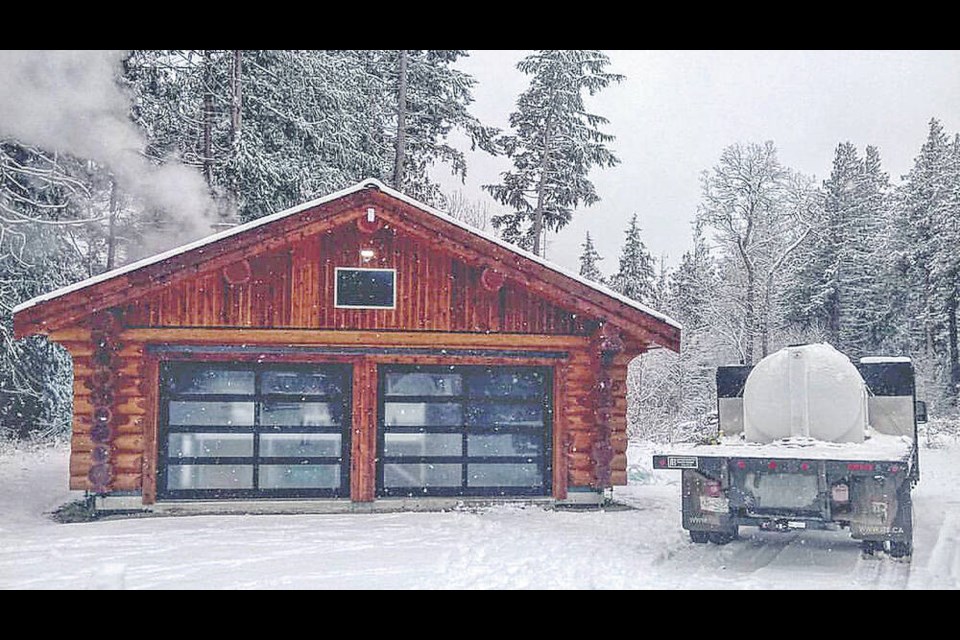 The "sugar shack" where Kleekhoot Gold boils down its bigleaf maple syrup. Since the business was launched in 2015, the Hupačasath First Nation has invested over $300,000 into Kleekhoot Gold to bring its bigleaf maple syrup to market. VIA KLEEKHOOT GOLD 