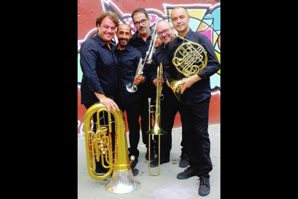 Spanish Brass, from Valencia, Spain, headlines the first annual Brassissimo! festival. HANDOUT 