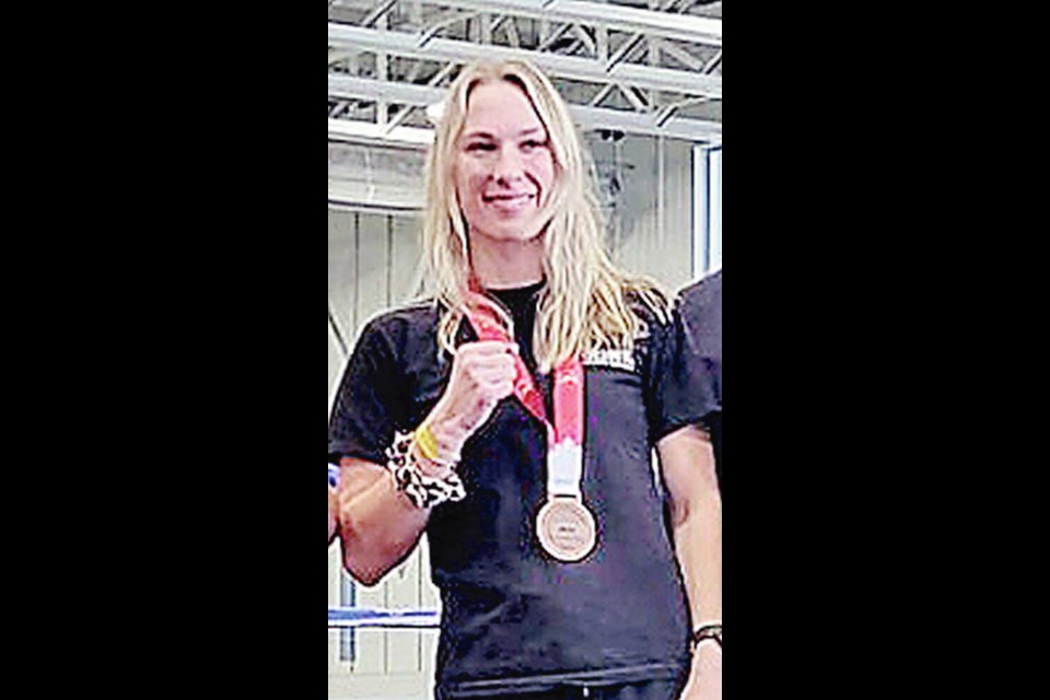 Terris Smith won the bronze medal at the Canadian ­championships. SUBMITTED 