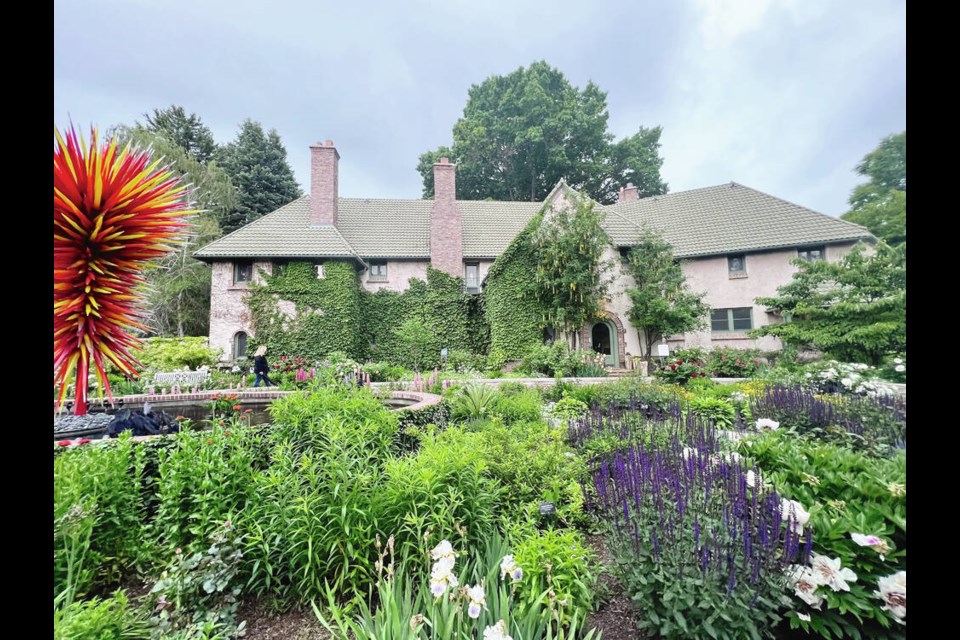 The Romantic Gardens at Denver Botanic Gardens, 24 acres not far from downtown known for its large, historic Iris garden. It also features an orangery that houses exotic tropical plants. KIM PEMBERTON 