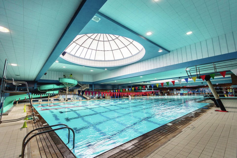 Interior of the existing Crystal Pool. DARREN STONE, TIMES COLONIST 