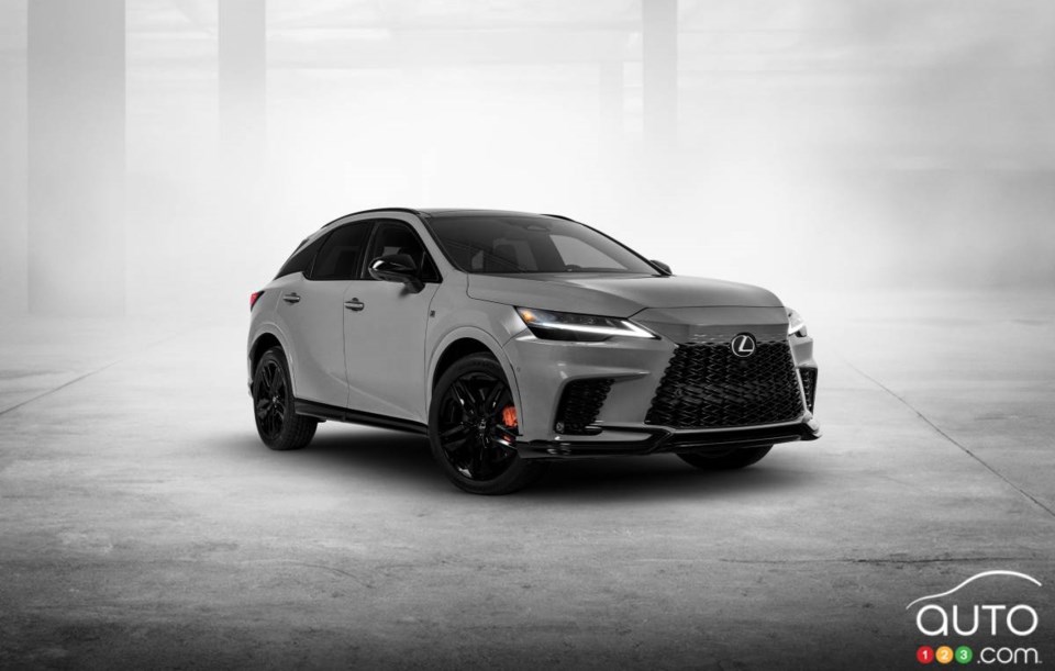 2025 Lexus RX 500h Gets New Black Line Edition Package, Other Minor Updates