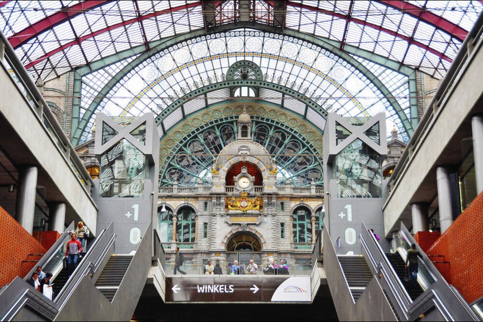 Central Station, Antwerp, Belgium As soon as you step off the train in Antwerp, you’re in a major attraction  its Industrial Age train station. Cameron Hewitt 