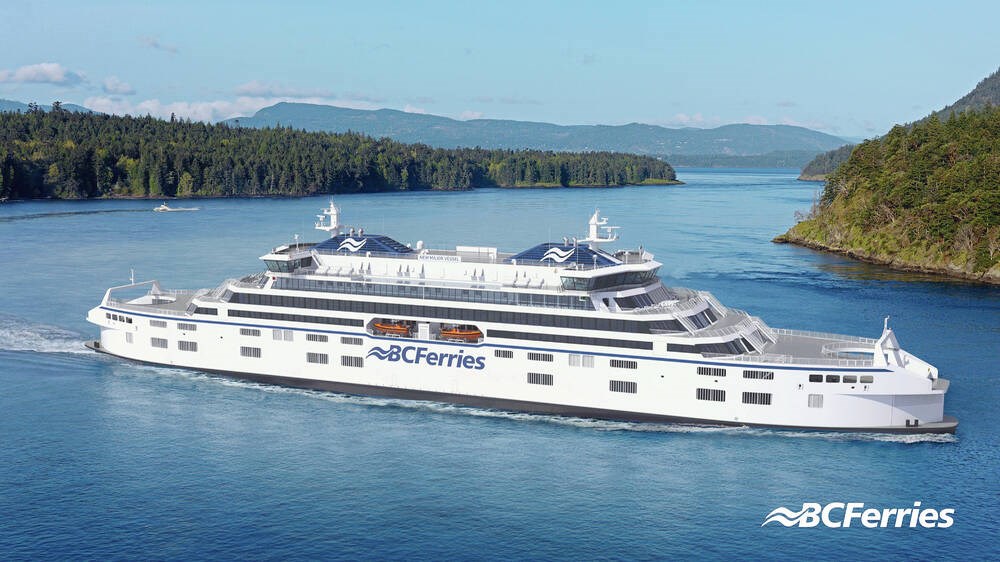 BC Ferries streeft ernaar zeven nieuwe vlaggenschipschepen aan haar vloot toe te voegen