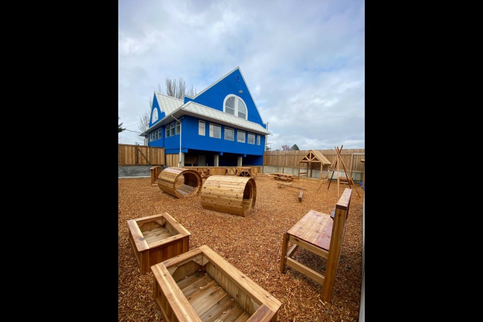 The playground at Island Métis Childcare Centre. KARI-ANNE BARR 