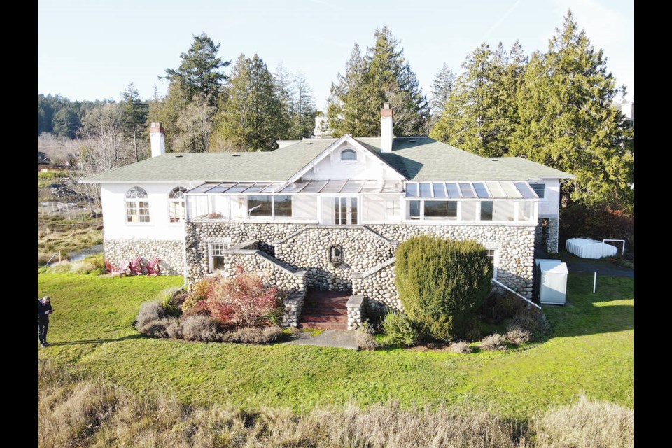 View of Pendray property facing Esquimalt Lagoon. VIA CBRE 