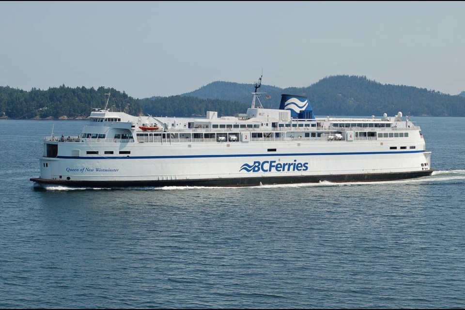 B.C. Ferries vessel Queen of New Westminster. B.C. FERRIES 