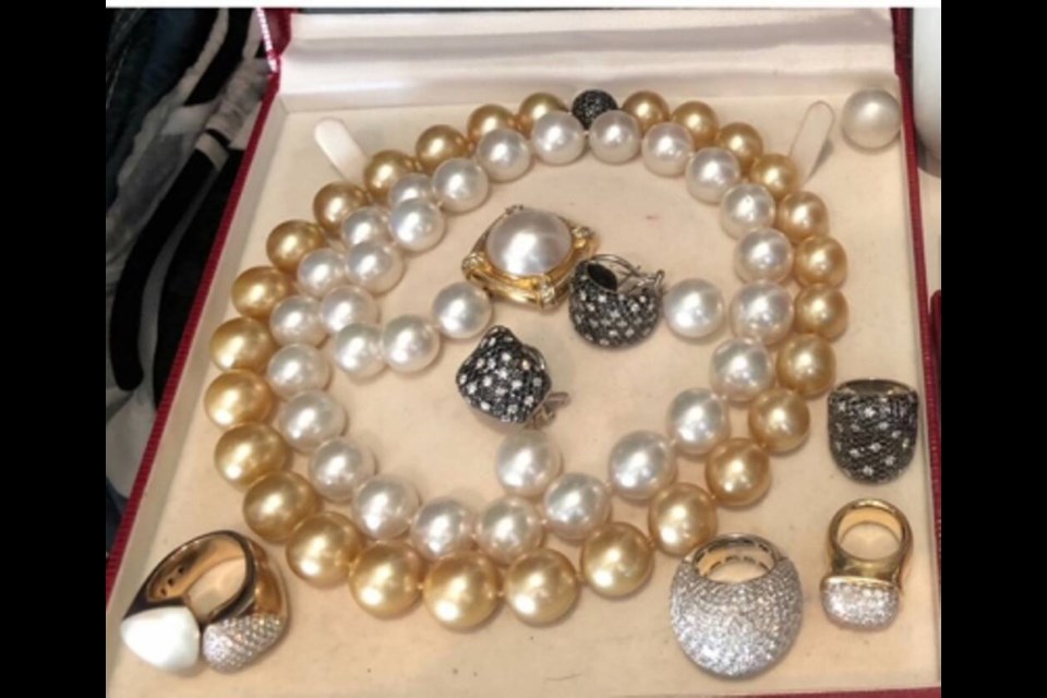 Jewelry stolen in break-and-enter on Hollywood Crescent. VIA VICTORIA POLICE 