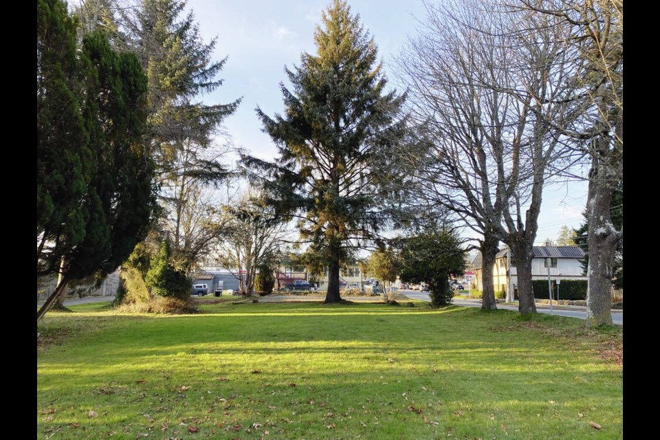 The 0.4-acre parcel known as Lions Park, which used to have a playground, has been owned by the Sooke Lions Club since 1964, but the club wants to sell it to the Sea to Tree Health & Wellness Centre for a counselling business. VIA FRIENDS OF SOOKE PARKS SOCIETY 