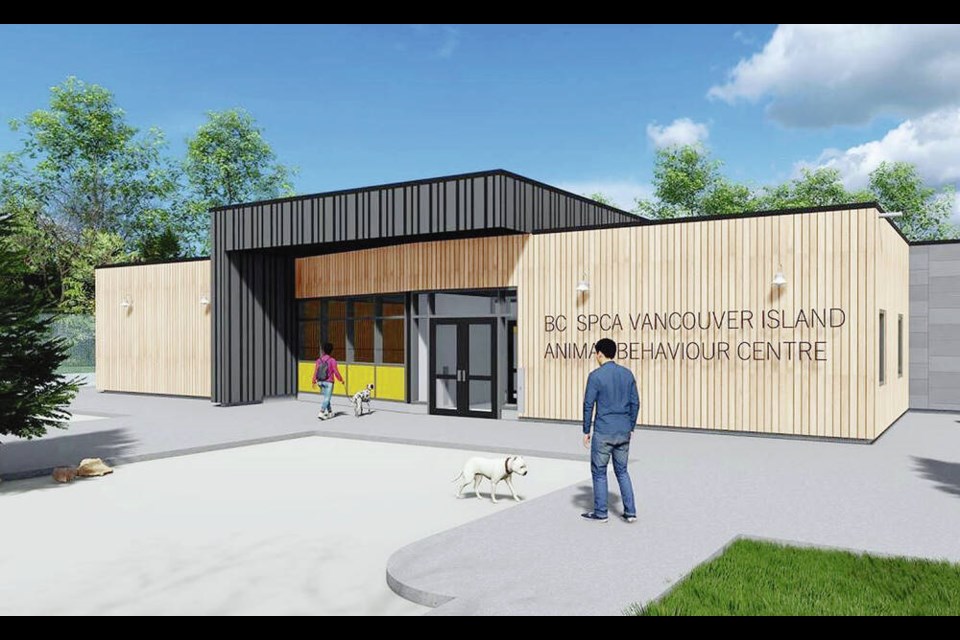 An artist’s rendering of the B.C. SPCA’s planned animal behaviour centre in Duncan. STUDIOHUB ARCHITECTS / BCSPCA 