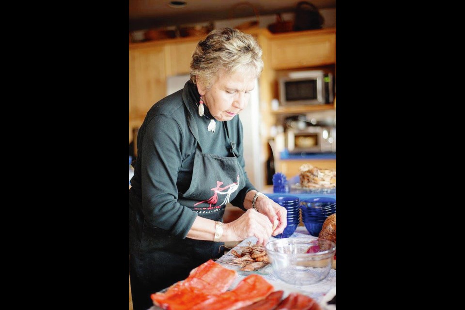 Roberta Olson in her Keenawaii’s Kitchen in Skidegate, Haida Gwaii. VIA FACEBOOK 