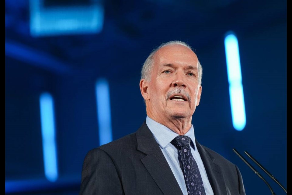 Former B.C. premier John Horgan, who died on Nov. 12. DARRYL DYCK, THE CANADIAN PRESS 