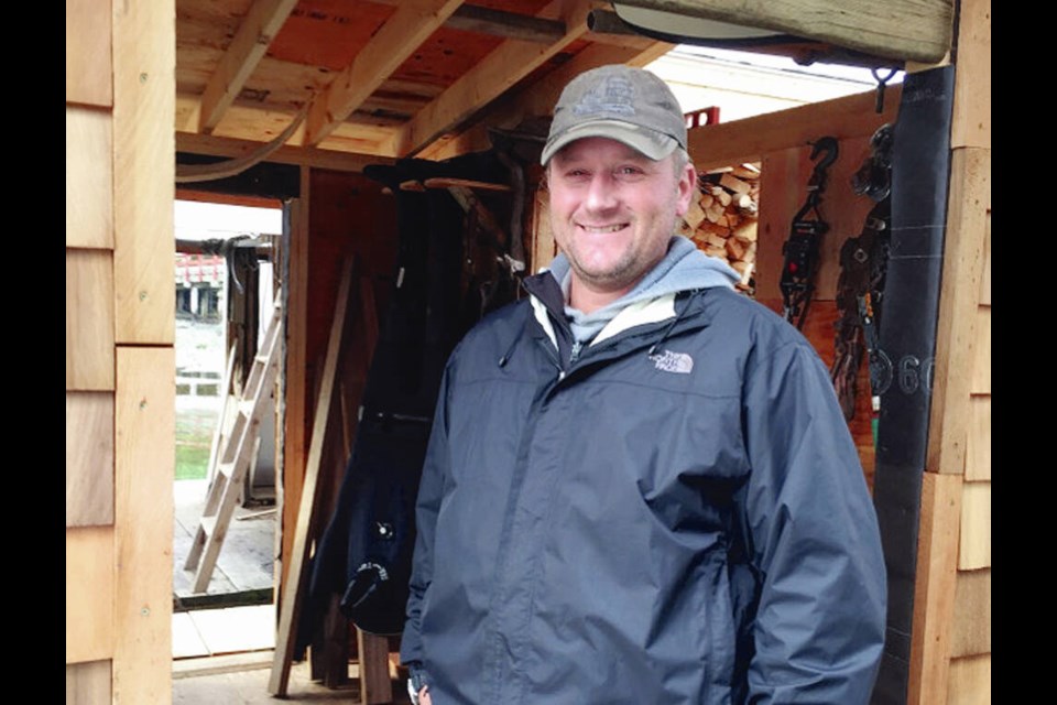 Marcel Theriault says he has paid monthly rent to keep his float home at a dock known as the Crab Dock in Tofino from 2012 until this fall. VIA MARCEL THERIAULT  