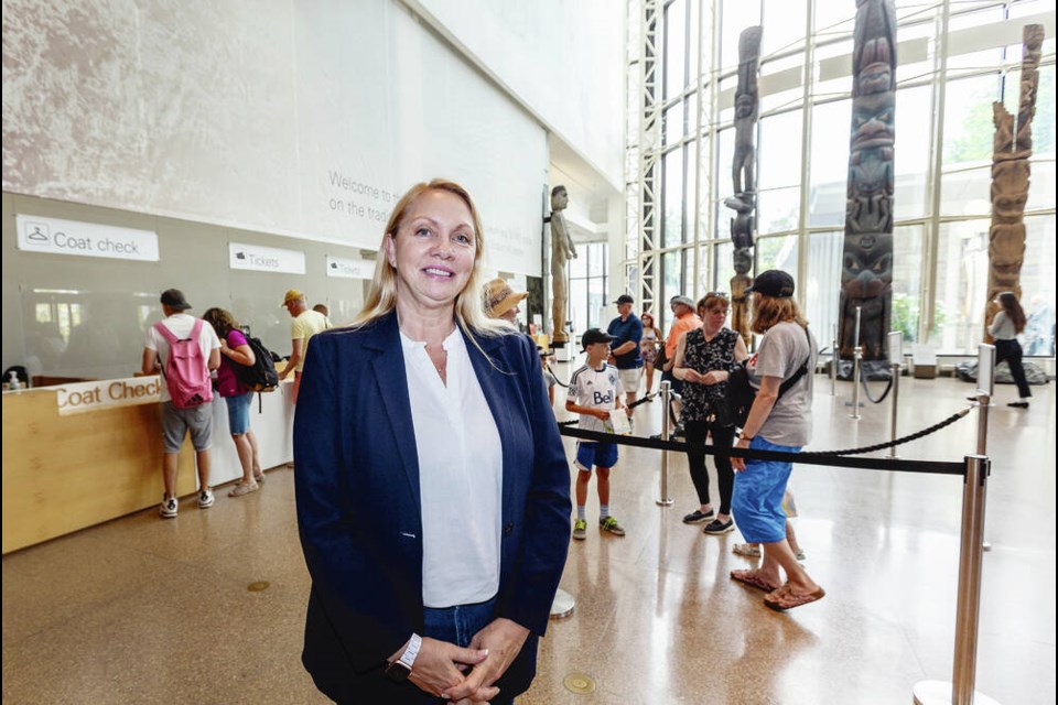 Royal saʴý Museum CEO Tracey Drake: Museums are “how we teach, how we learn, how we educate, how we get to know one another.” DARREN STONE, TIMES COLONIST 