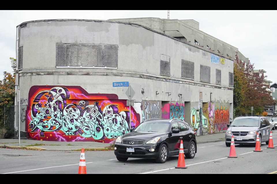 The long-vacant Turner building at 2002 Richmond Ave. Victoria city councillors had voted to move forward a proposal to replace the building with a six-storey rental and retail project. ADRIAN LAM, TIMES COLONIST 