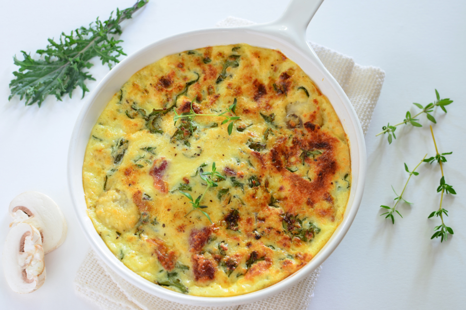 cauliflower-rice-frittata