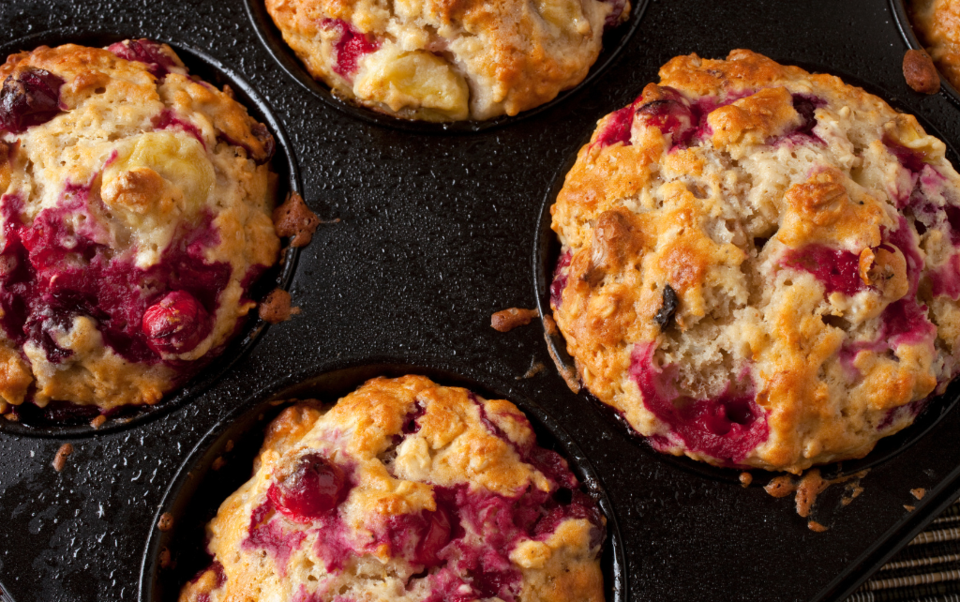 cranberry-lemon-muffins