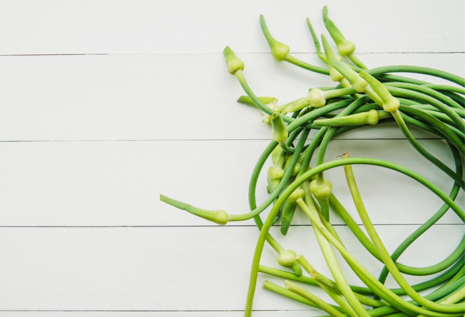 garlic-scape-white-wooden-table_2_50