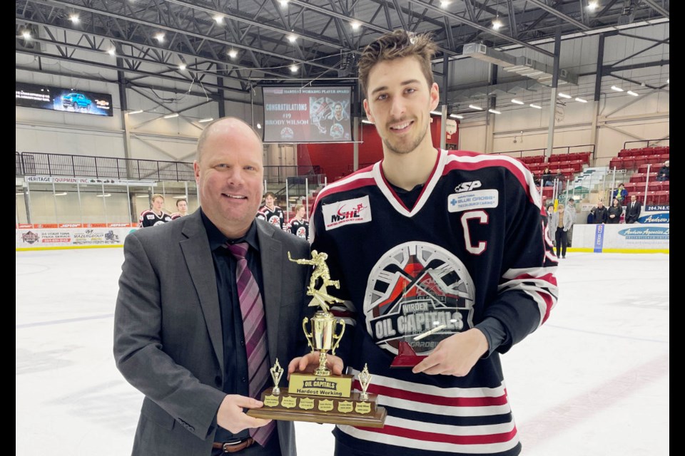 Miller Bielik are Oil Caps Co MVPs Virden Empire Advance