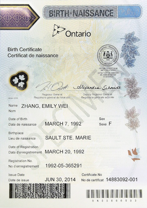 Ontario birth certificate from 1948! : r/ontario